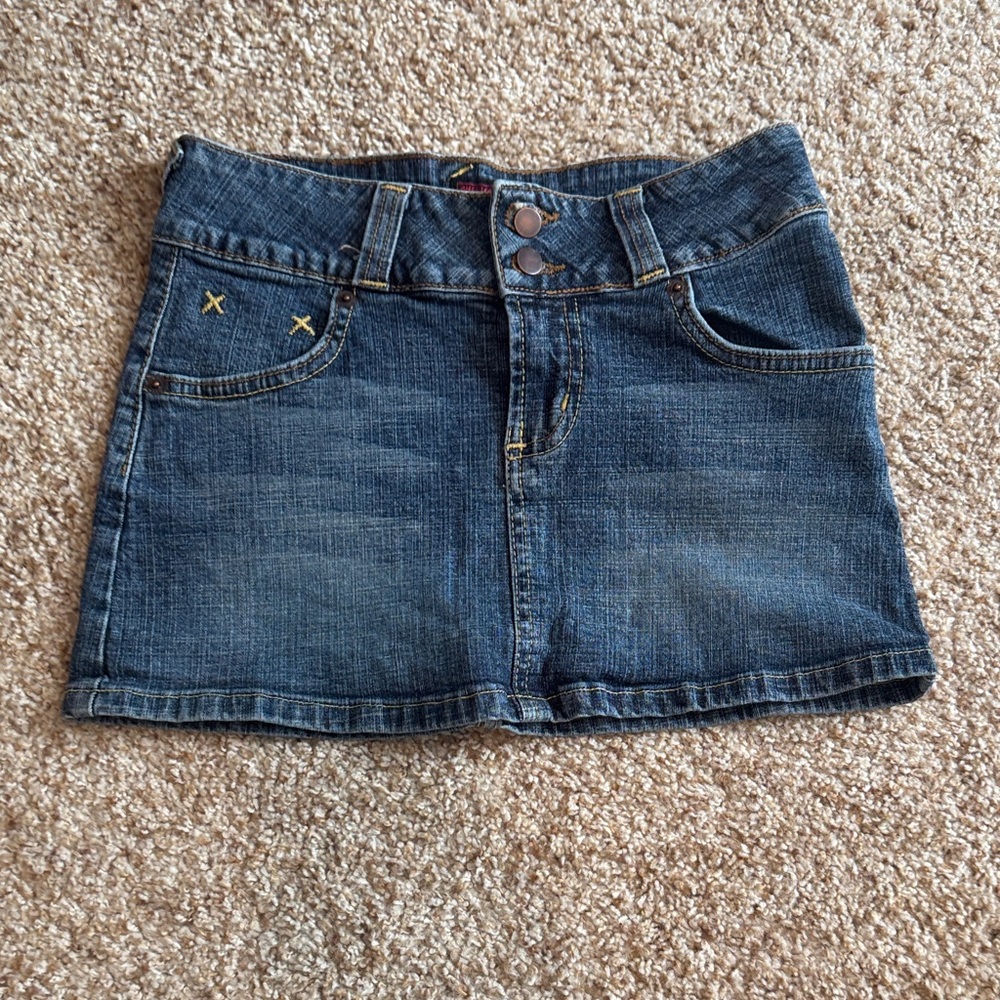 Denim Mini Skirt
